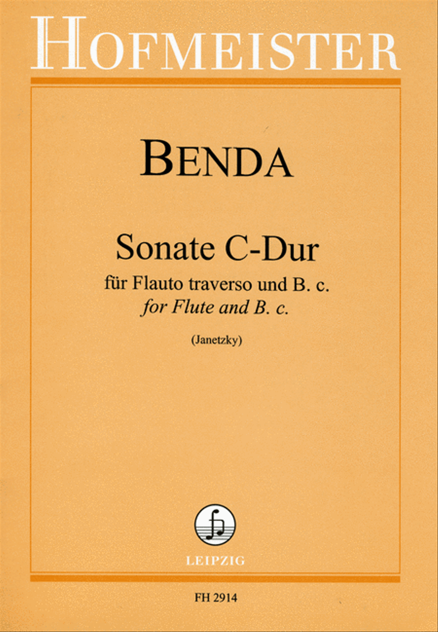 Sonate C-Dur Flute Solo scores gallery preview page 1