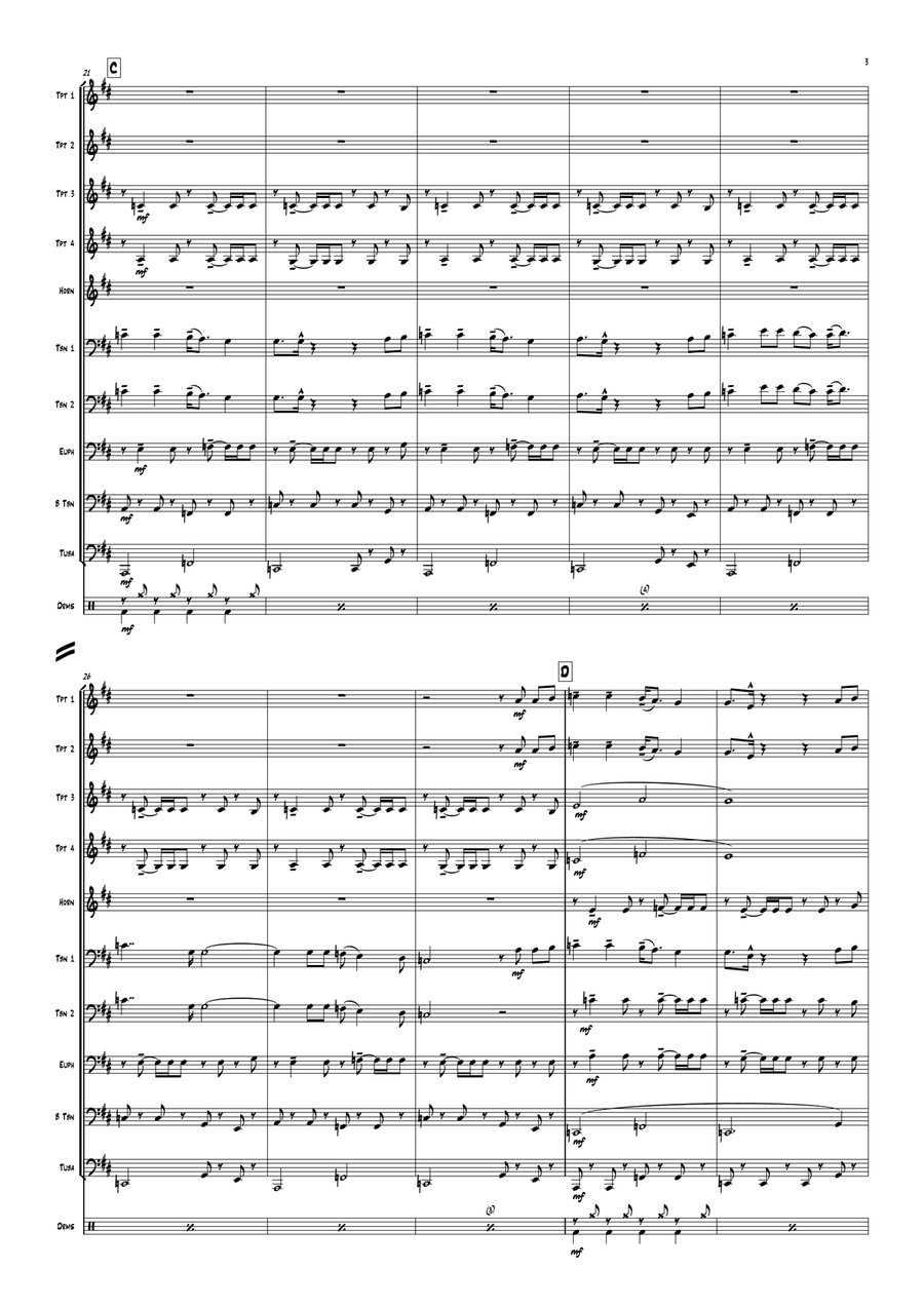 Wake Me Up Wake Me Up Brass Ensemble scores gallery preview page 5