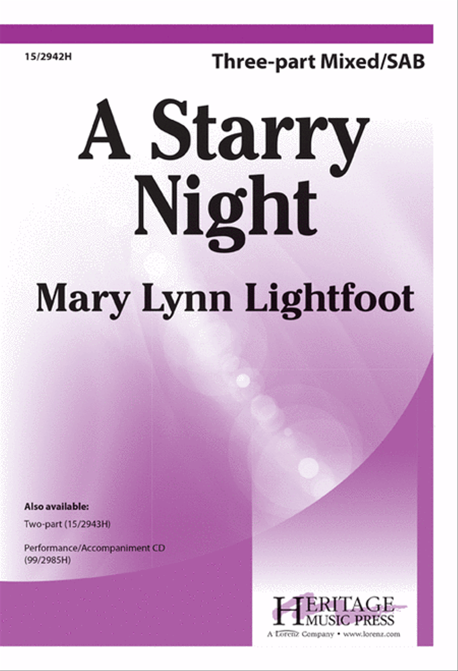 A Starry Night A Starry Night 3-Part scores gallery preview page 1