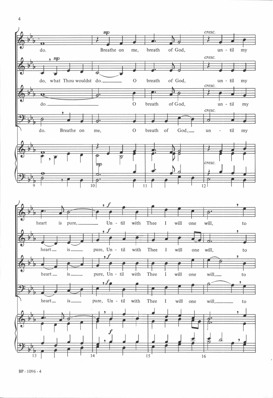 Breath of God Breath of God 4-Part scores gallery preview page 3
