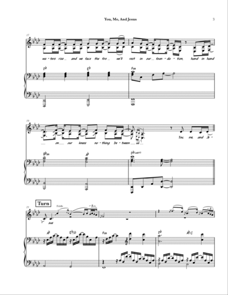 You, Me, and Jesus Voice scores gallery preview page 3