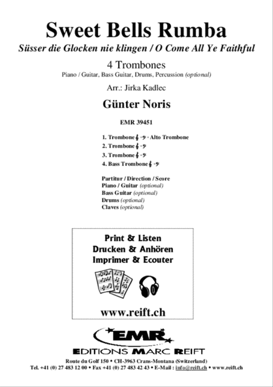 Sweet Bells Rumba Sweet Bells Rumba Trombone Quartet scores gallery preview page 2
