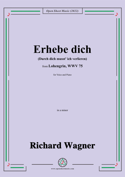 R. Wagner-Erhebe dich(Durch dich musst ich verlieren),in a minor,from Lohengrin,WWV 75 image number null