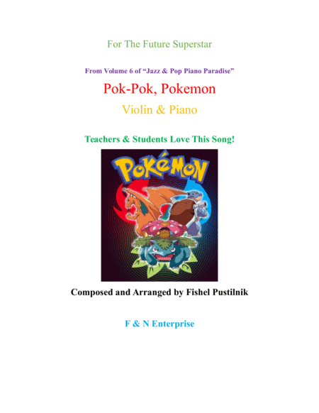 "Pok-Pok, Pokemon" for Violin and Piano image number null