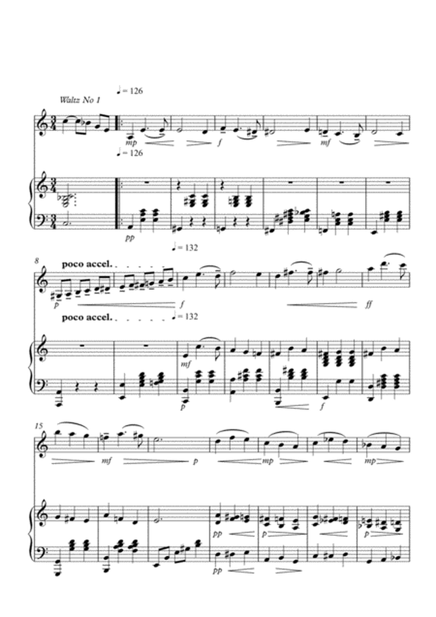 Two Waltzes for Violin and Piano image number null