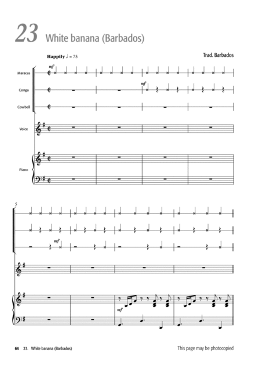 Young Voiceworks Unison Choir scores gallery preview page 15