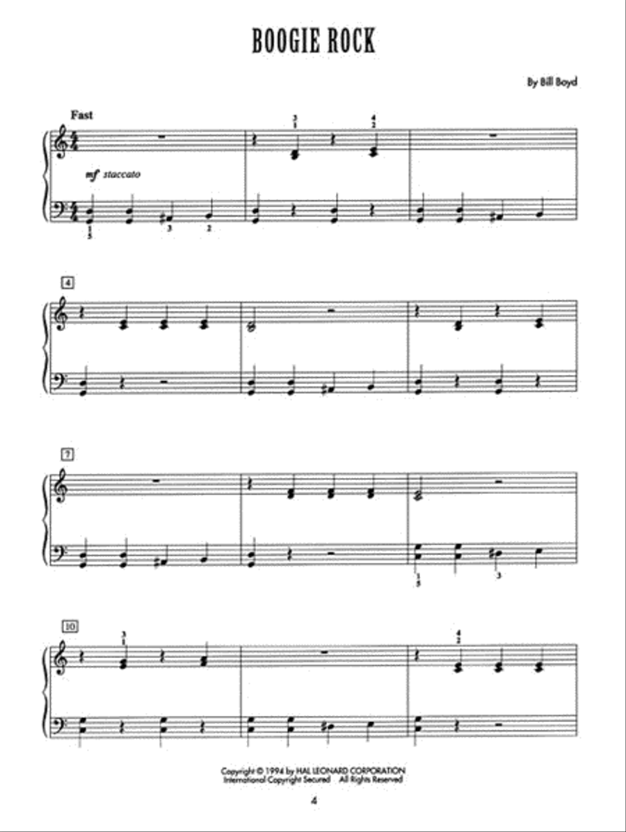Jazz Starters III Piano Method scores gallery preview page 5