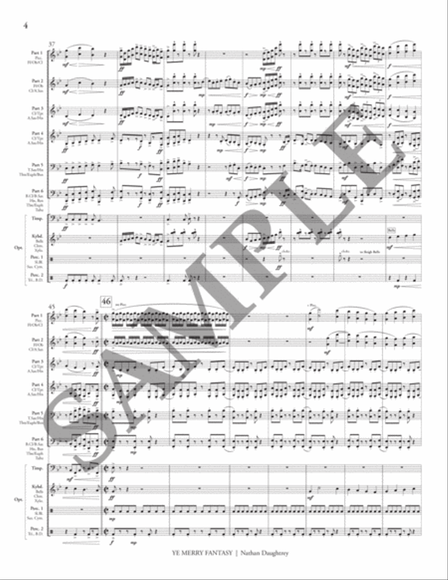 Ye Merry Fantasy (6-part flex) Flexible/Adaptable scores gallery preview page 9