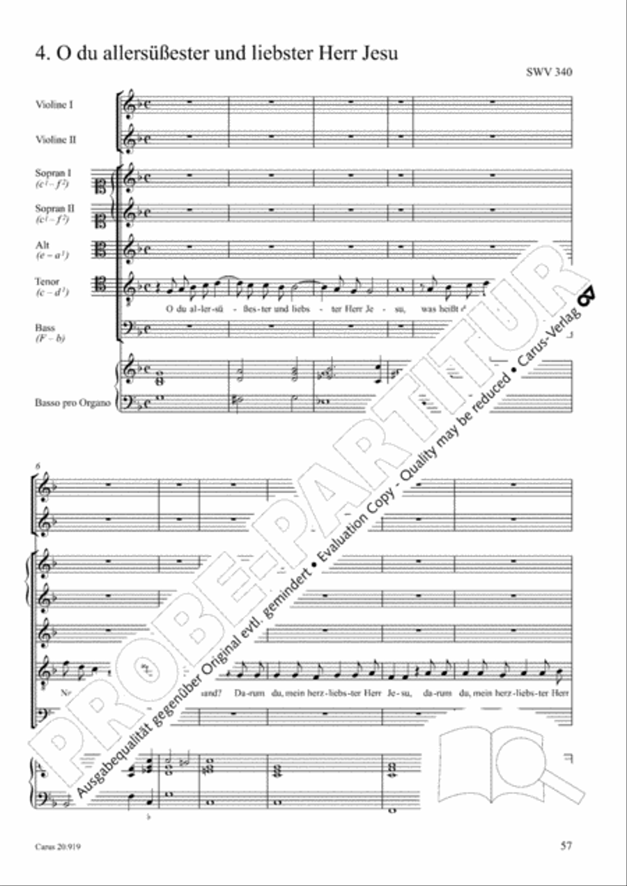 Opera varia I. Works with 1-7 parts (Complete edition, vol. 19) [Werke mit 1-7 obligaten Stimmen] Score scores gallery preview page 114