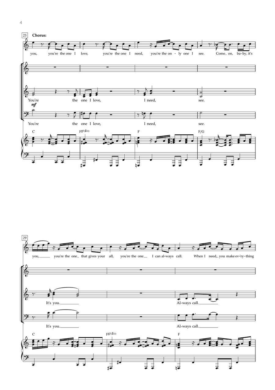 Love On Top Divisi scores gallery preview page 4