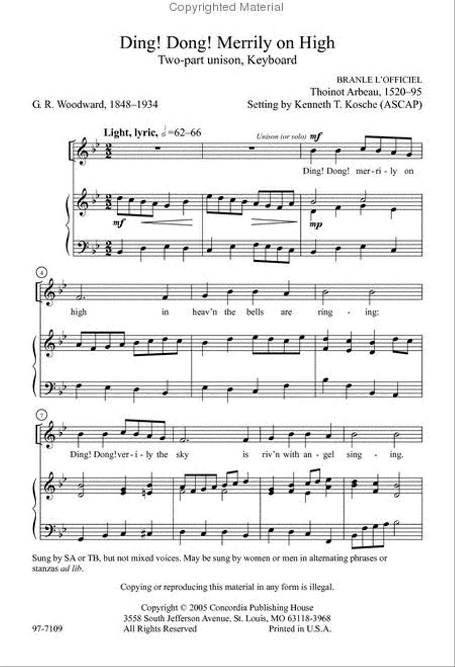 A Christmas Garland 3-Part scores gallery preview page 2