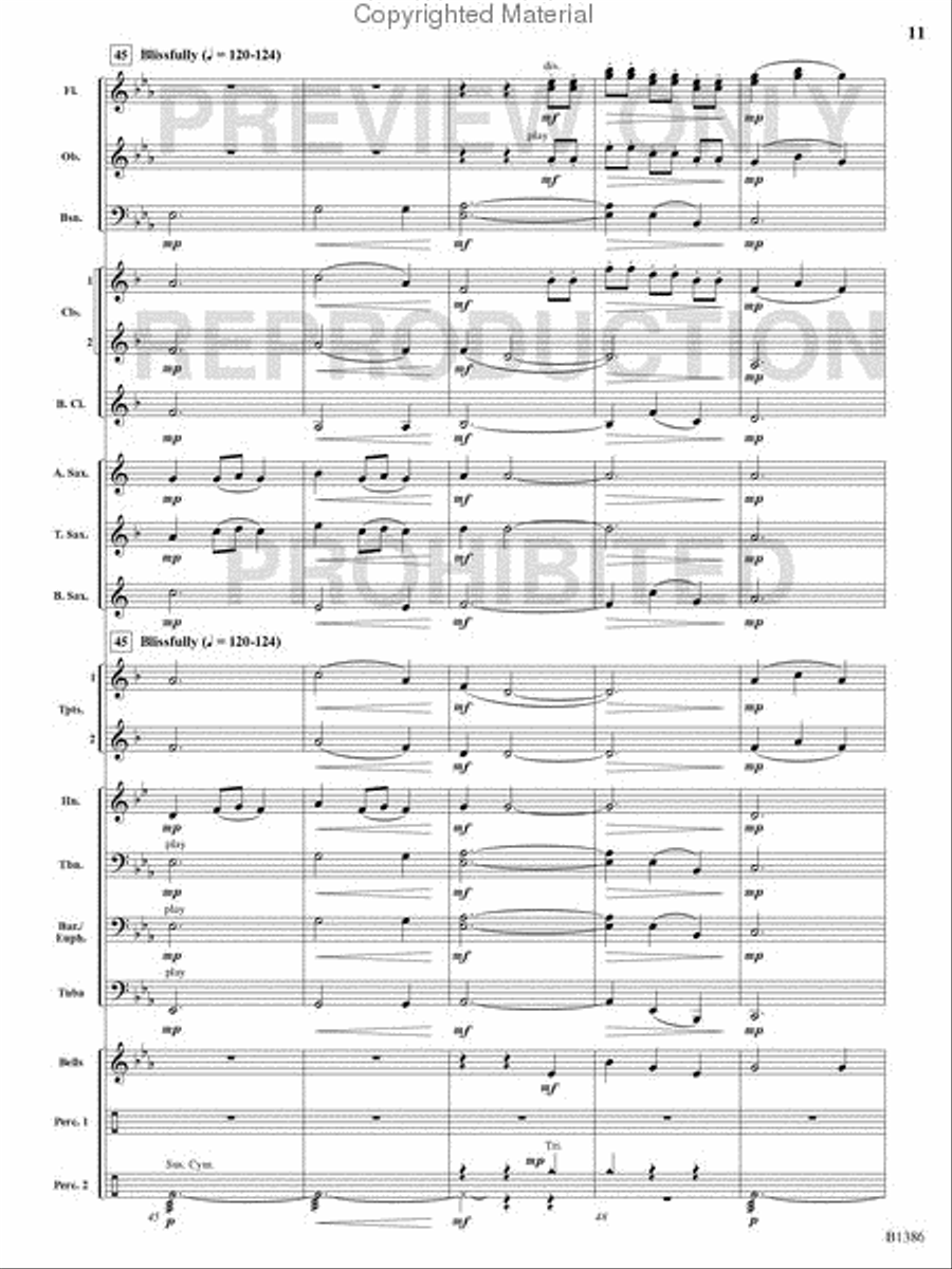 Spring Concert Band scores gallery preview page 10