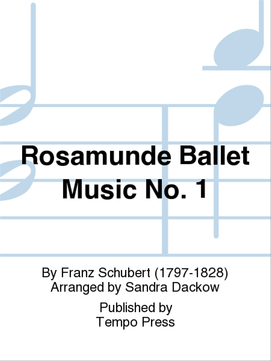 Rosamunde Ballet Music No. I Orchestra scores gallery preview page 1