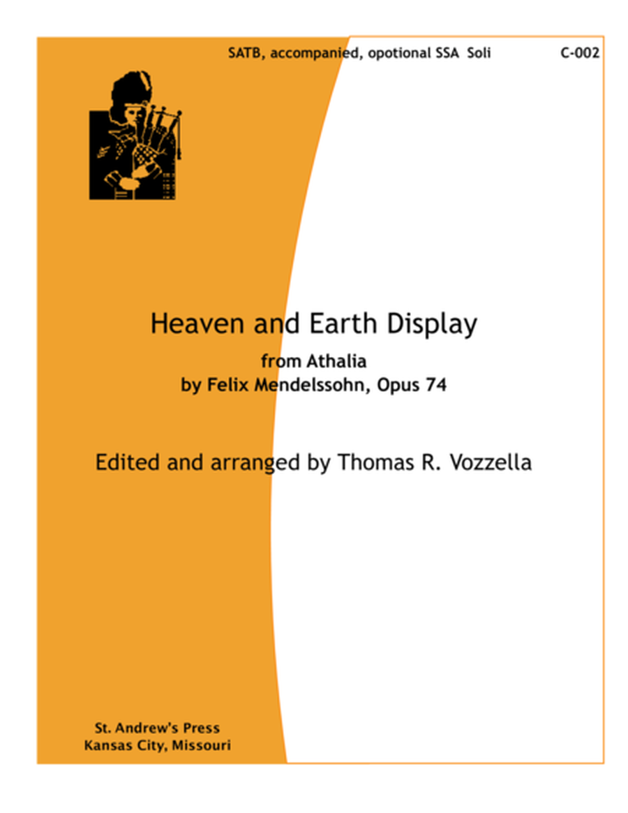 Heaven and Earth Display from Athalia (SATB)