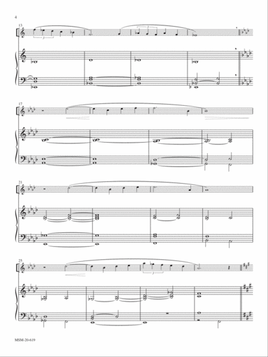 Meditation Piano scores gallery preview page 2