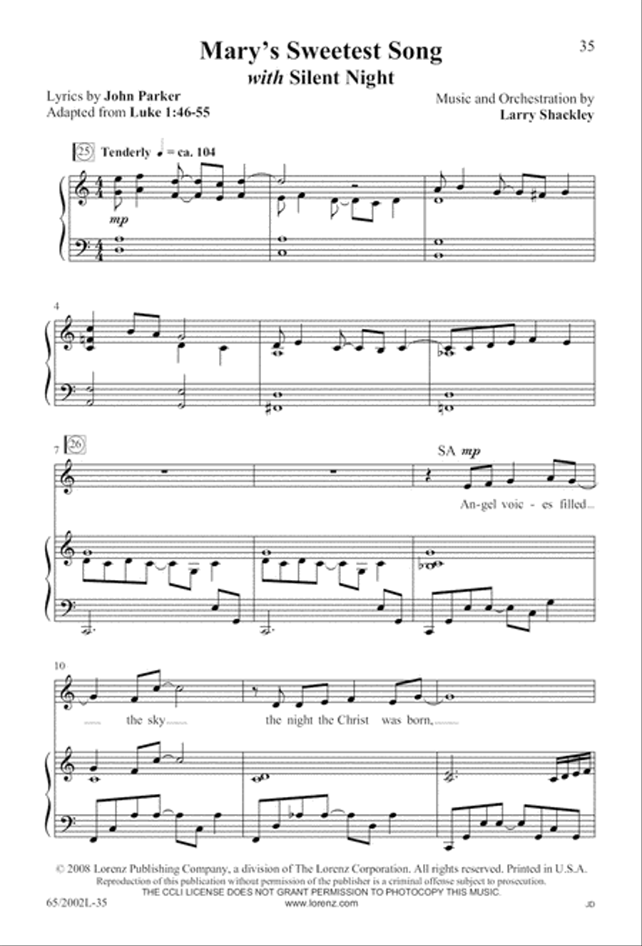 And This Shall Be a Sign And This Shall Be a Sign 4-Part scores gallery preview page 36