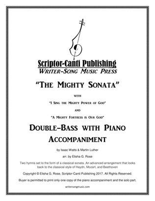(I Sing The Mighty Power Of God & A Mighty Fortress Is Our God) The Mighty Sonata - Double-Bass