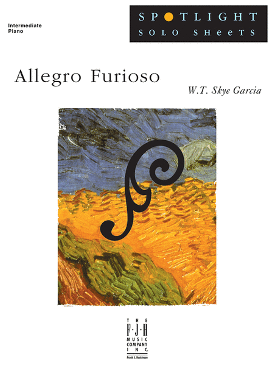 Allegro Furioso Piano Solo scores gallery preview page 1