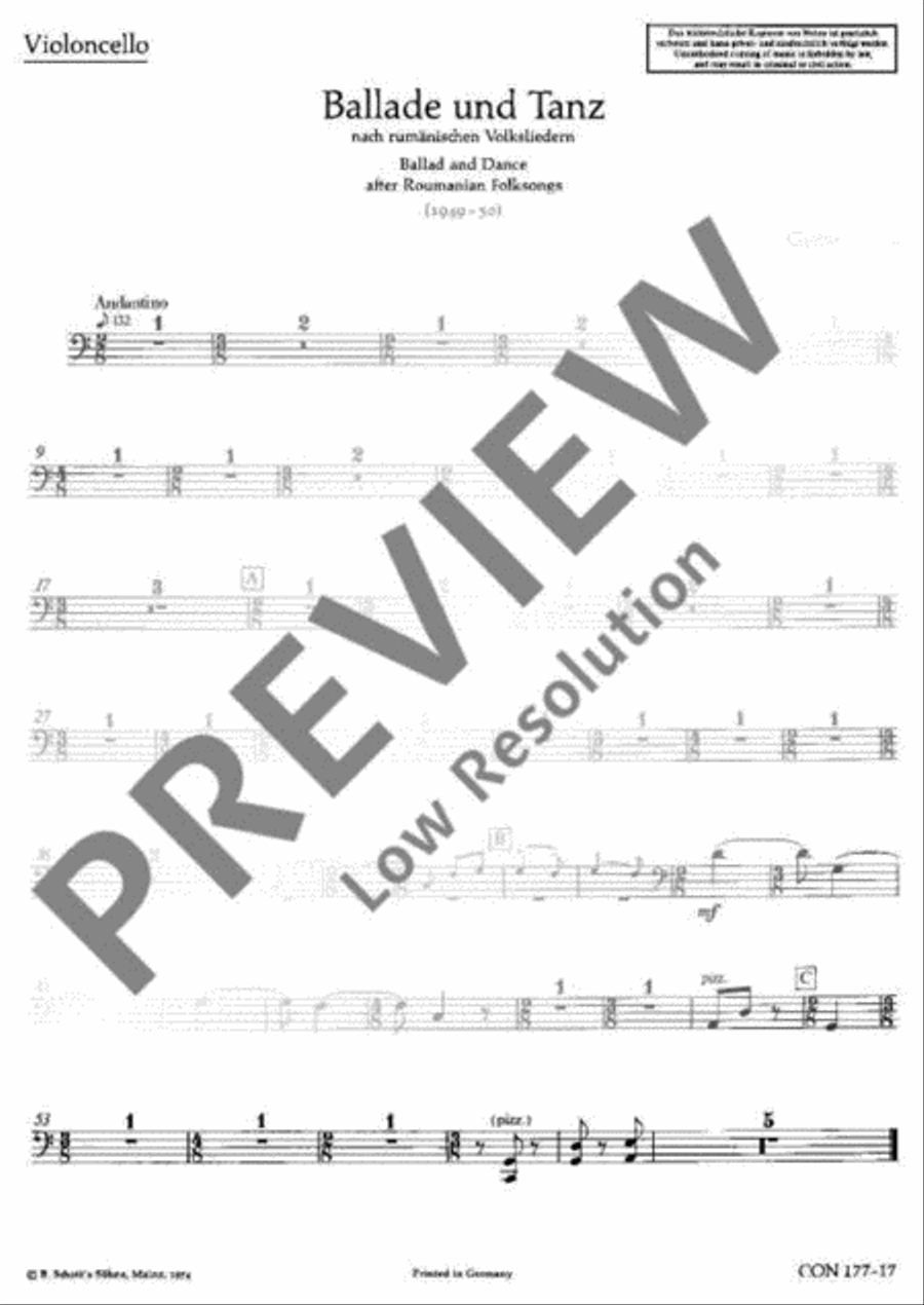 Ballade und Tanz Part scores gallery preview page 2