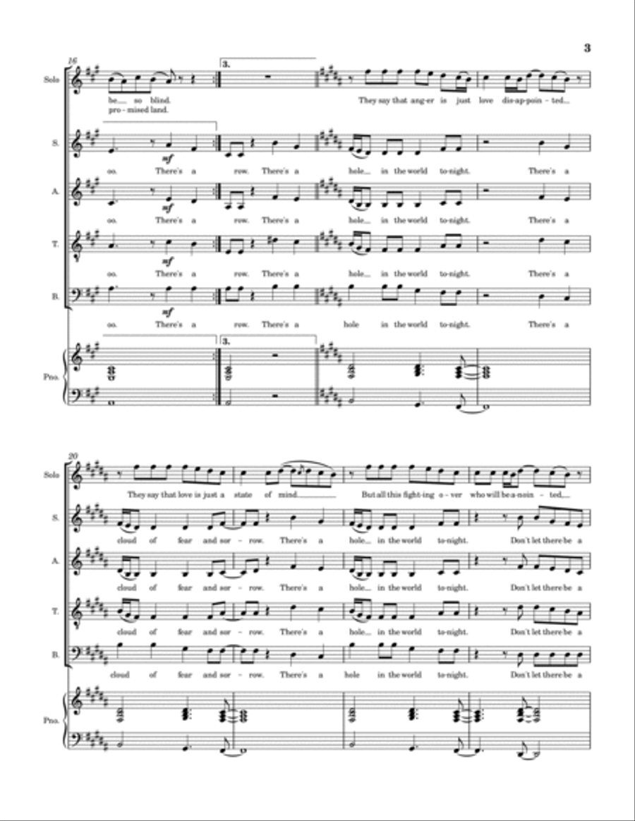 Hole In The World 4-Part scores gallery preview page 4