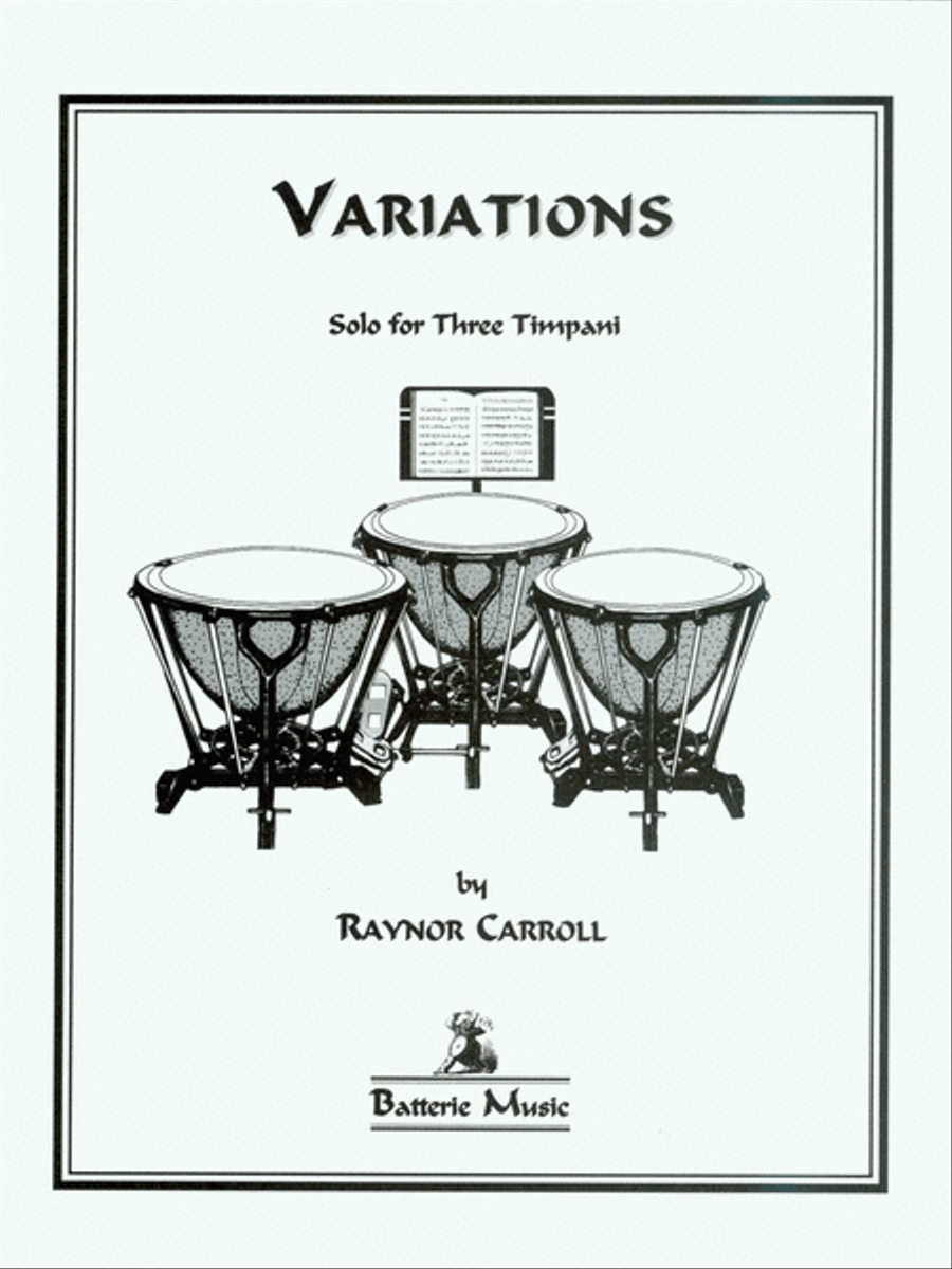 Variations Percussion scores gallery preview page 1