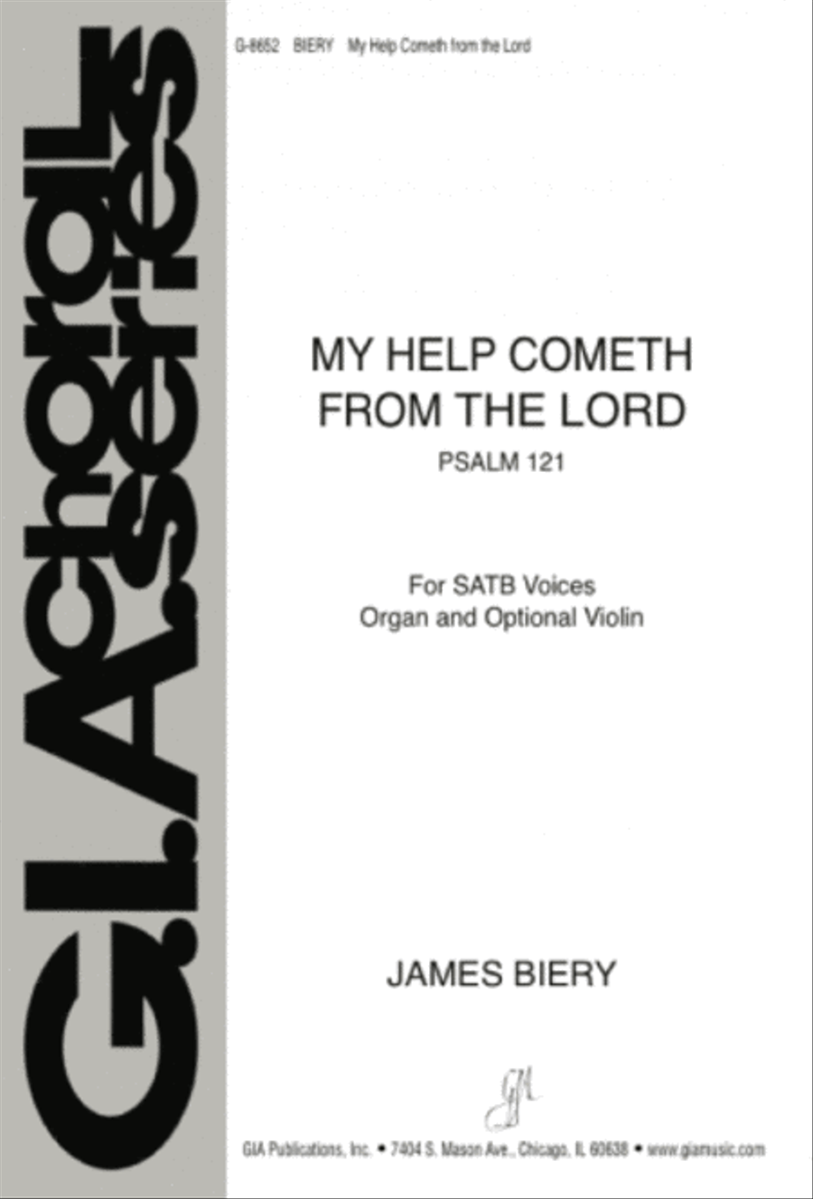 My Help Cometh from the Lord - Instrument edition Violin scores gallery preview page 1