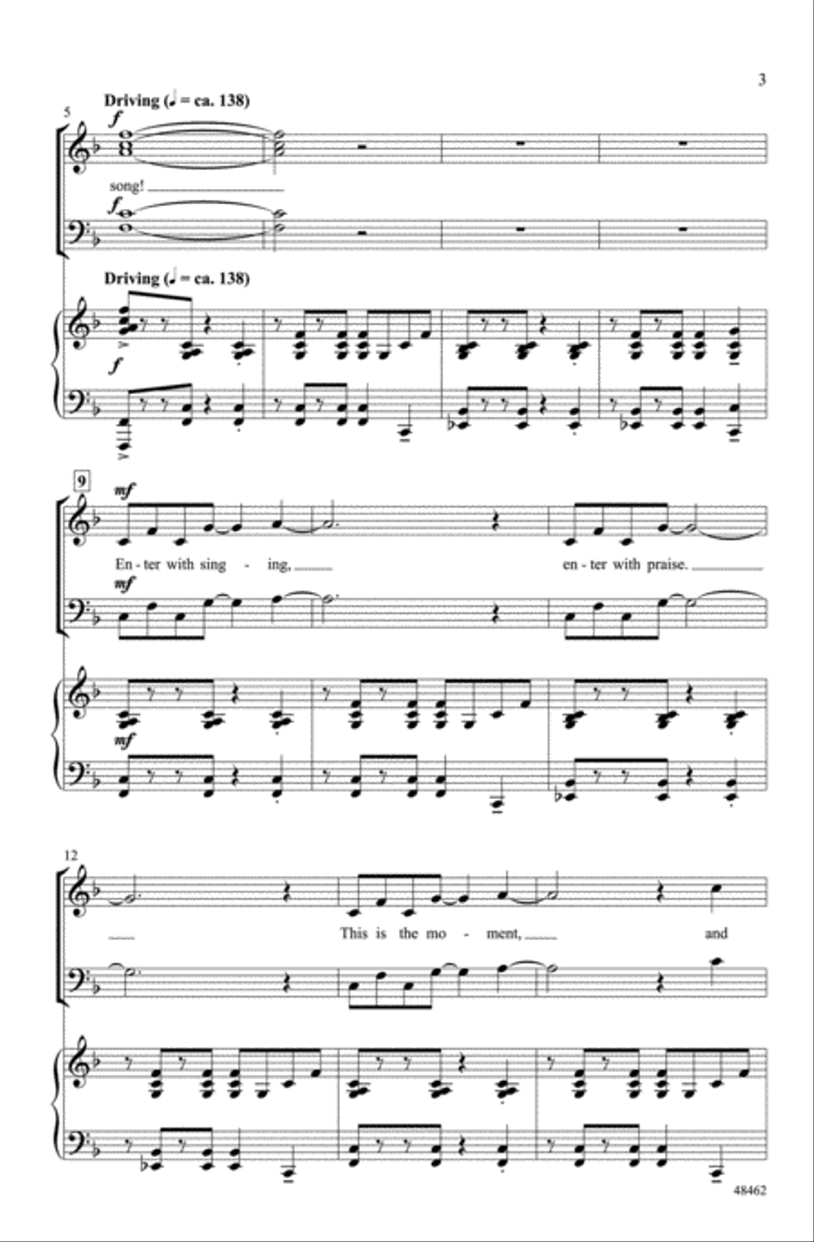 Enter with Song! Choir scores gallery preview page 2