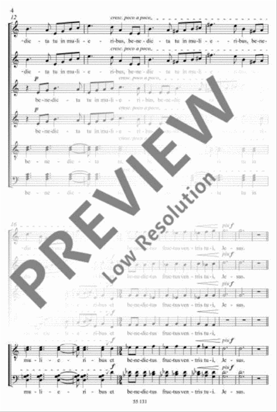 Three Motets Three Motets 4-Part scores gallery preview page 5