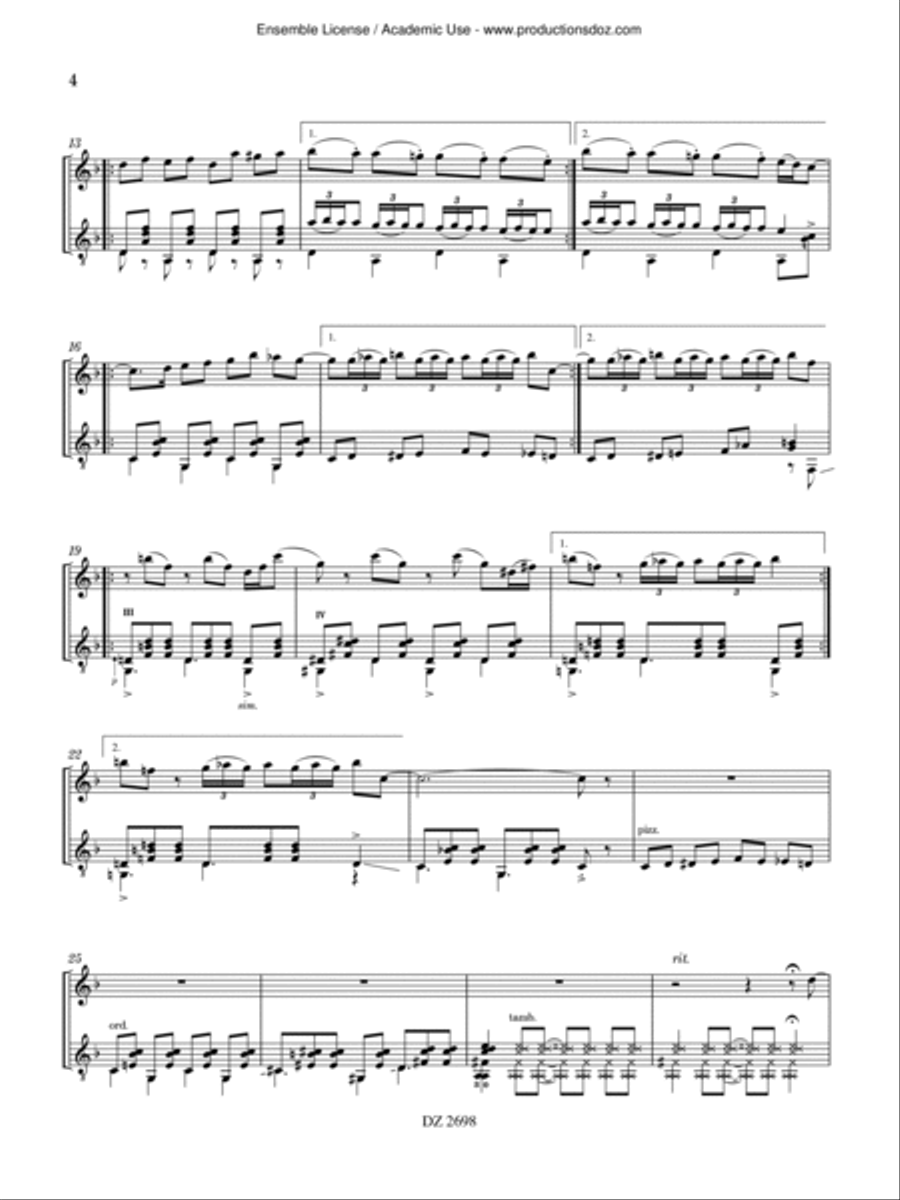 Rootveld Klezmer Suite Rootveld Klezmer Suite Flute scores gallery preview page 4