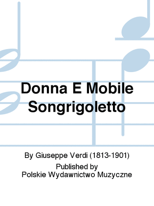 Book cover for Donna E Mobile Songrigoletto