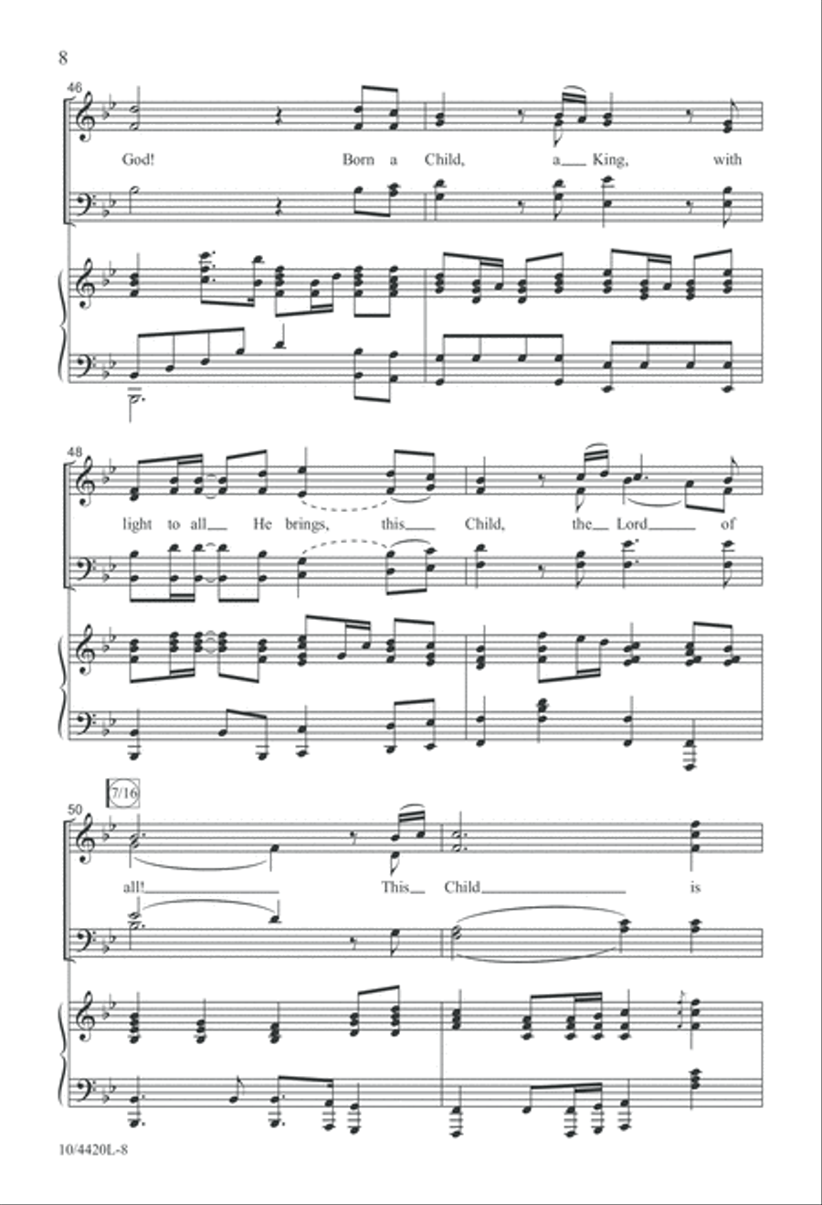 This Child This Child 4-Part scores gallery preview page 8