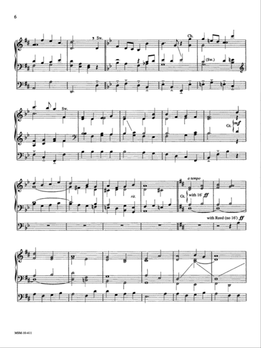 The Day of Resurrection Organ scores gallery preview page 2