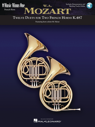 Book cover for Mozart – Twelve Duets for Two French Horns