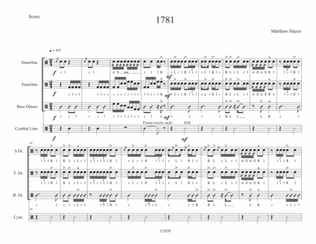 1781- Drum Line Cadence