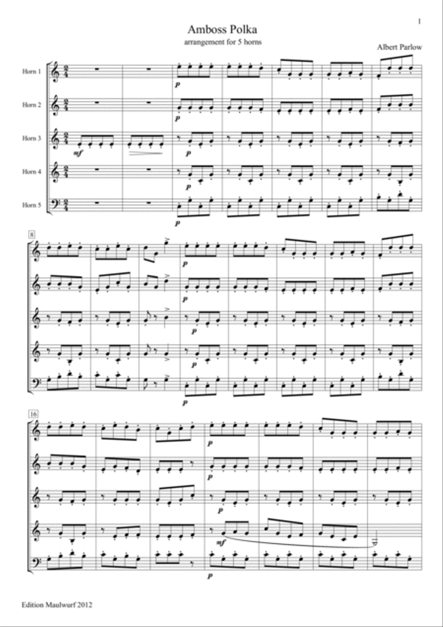 Amboss Polka Horn scores gallery preview page 3
