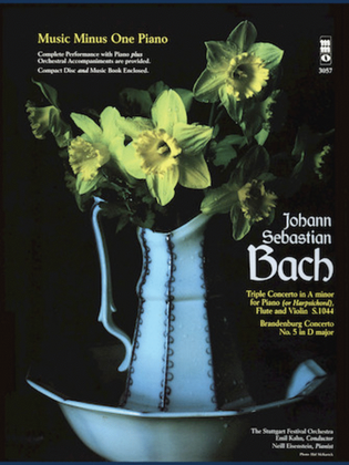 Book cover for J.S. Bach - Triple Concerto in A minor, BWV1044 & Brandenburg Concerto No. 5 in D Major