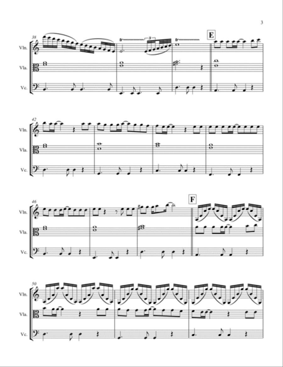 I Will Survive String Trio scores gallery preview page 3