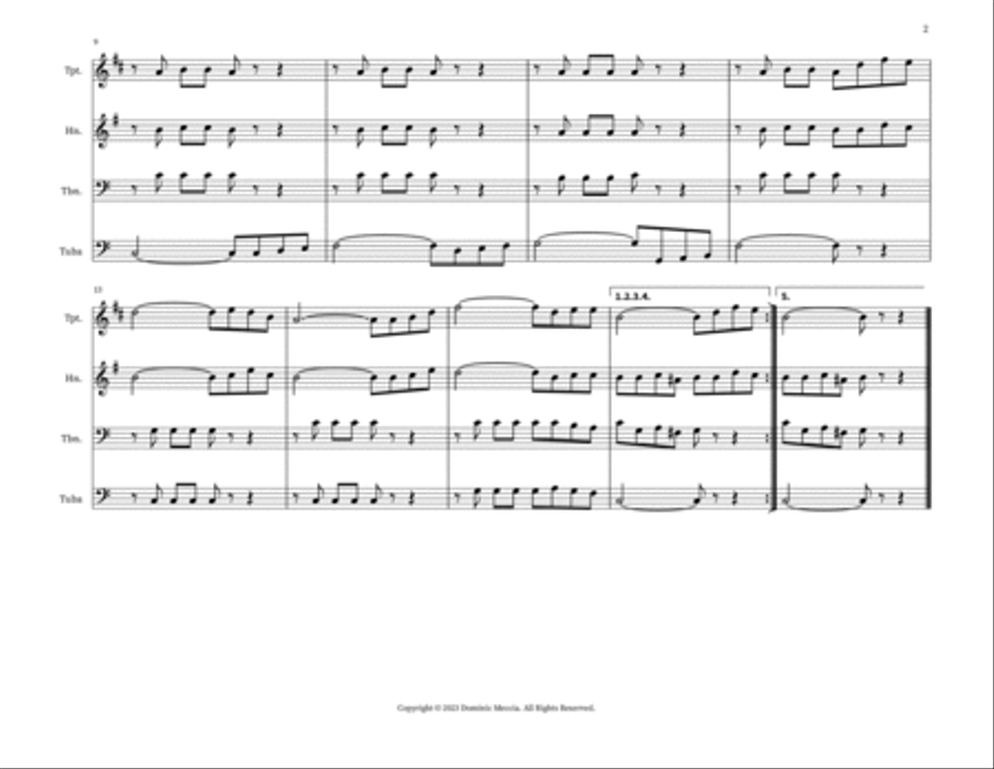 Beautiful Life Small Ensemble scores gallery preview page 2