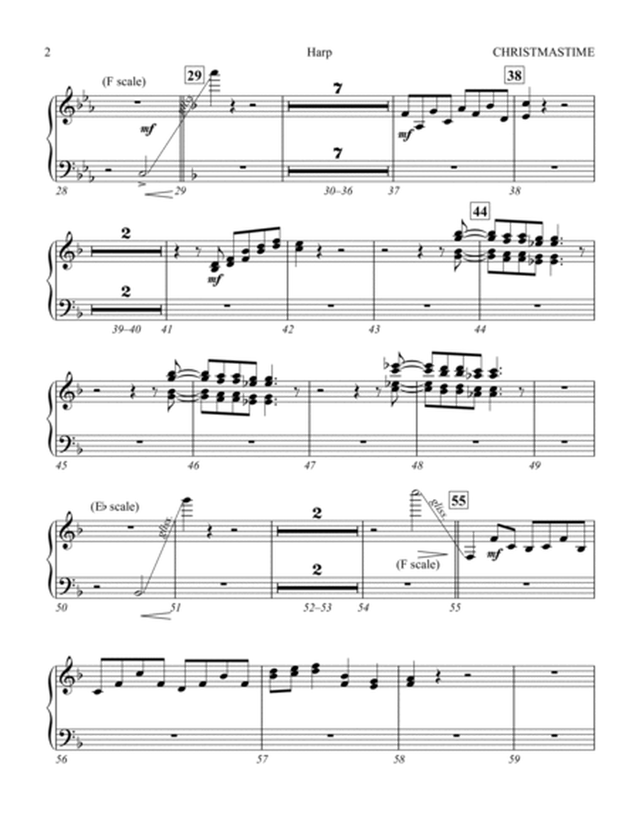 Christmastime (arr. Joseph M. Martin) - Harp