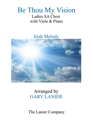 Book cover for BE THOU MY VISION (Ladies SA Choir, Viola and Piano)