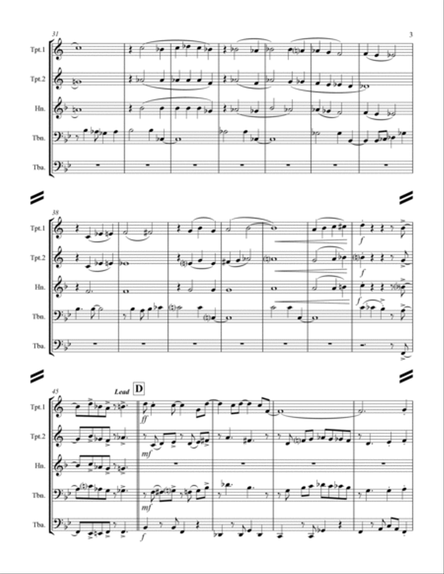 Come Fly With Me Horn scores gallery preview page 4