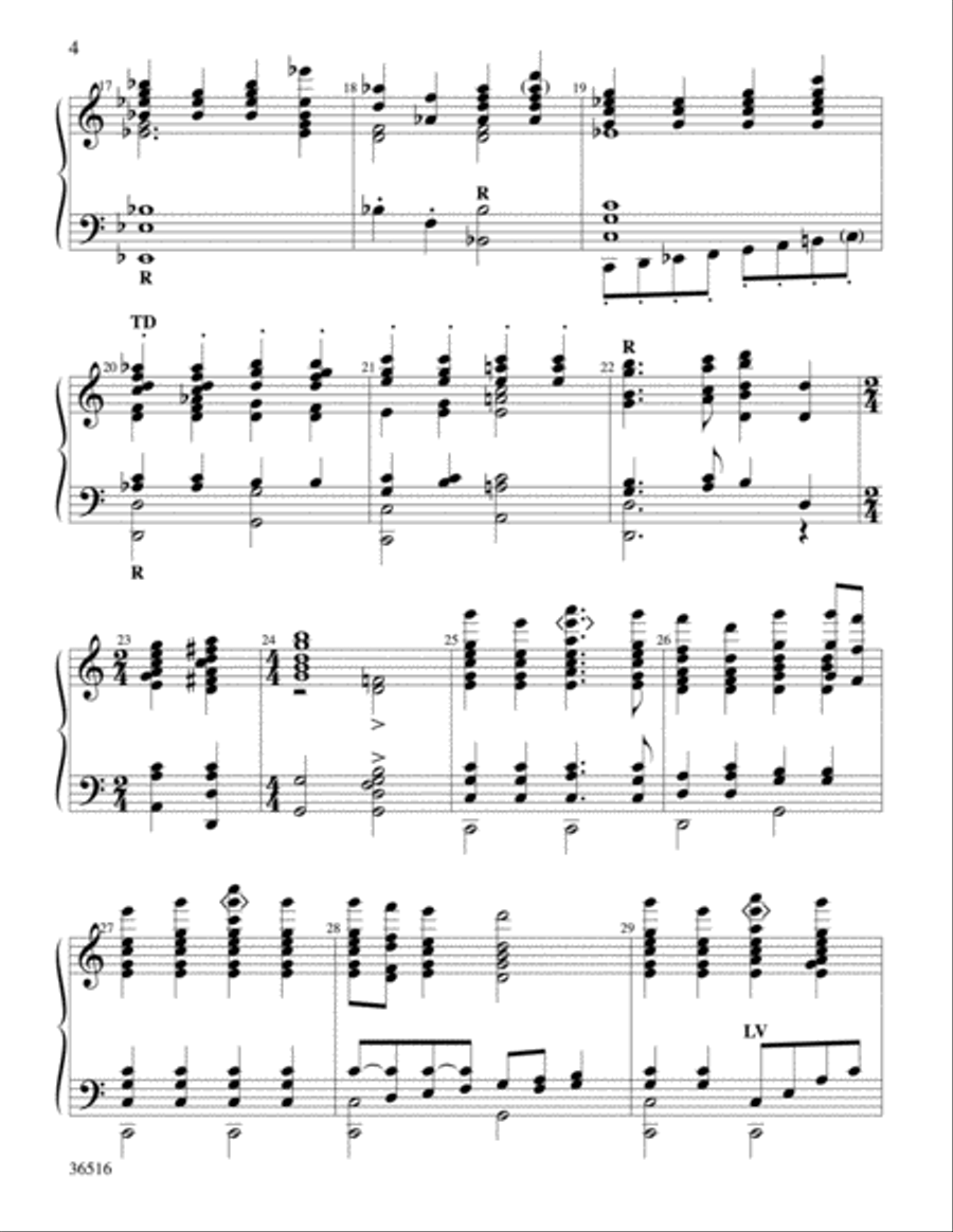 Welcome Christmas (from the movie How the Grinch Stole Christmas) Handbell Choir scores gallery preview page 4