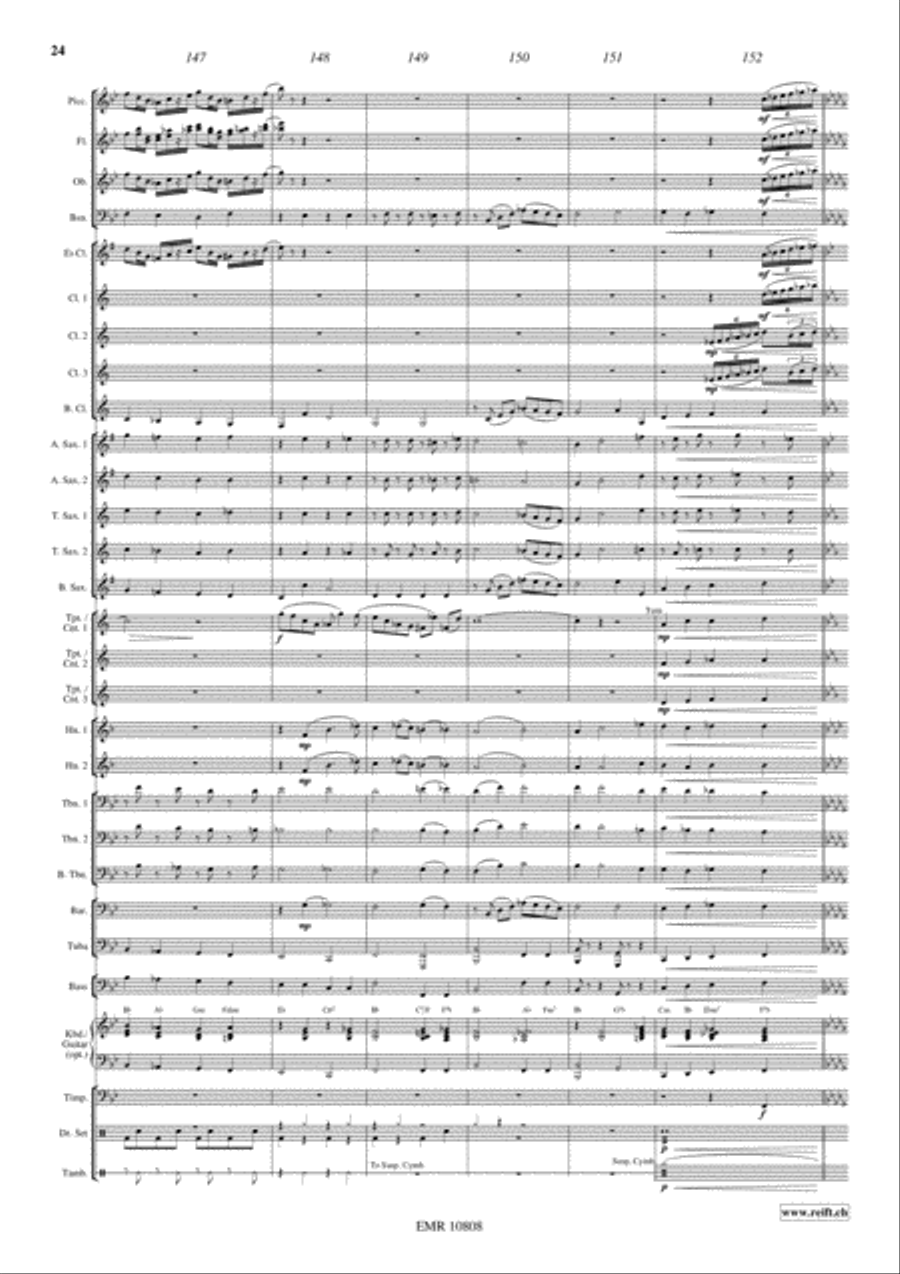 Gershwin Medley Gershwin Medley Concert Band scores gallery preview page 25