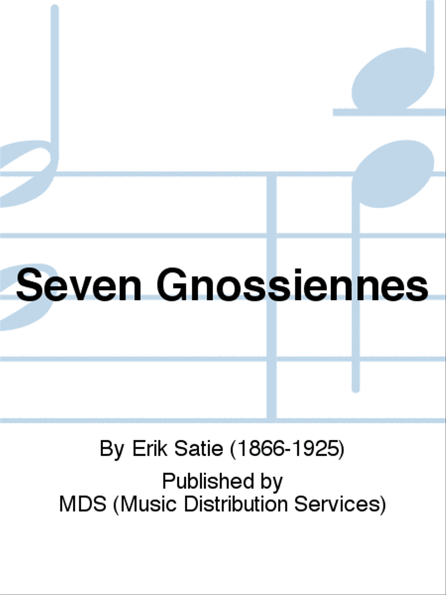 Seven Gnossiennes Piano Solo scores gallery preview page 1