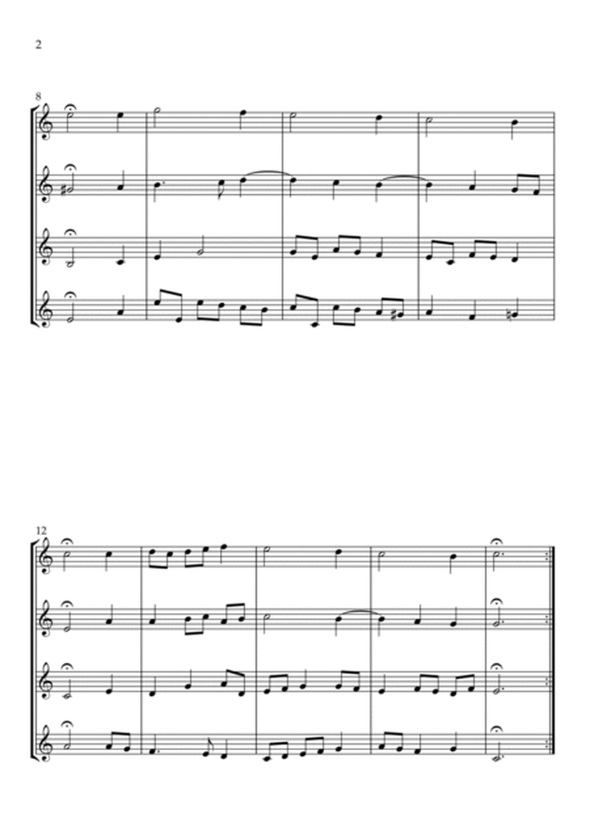 Bach's Choral - "Erstanden ist der heilge Christ" (Clarinet Quartet) image number null