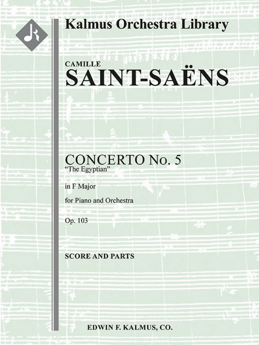 Concerto for Piano No. 5 in F, Op. 103 Egyptian Full Orchestra scores gallery preview page 1