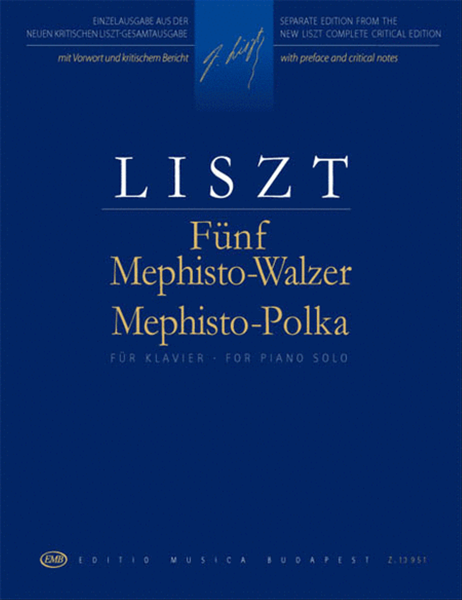 Fünf Mephisto-Walzer - Mephisto Polka Piano Solo scores gallery preview page 1