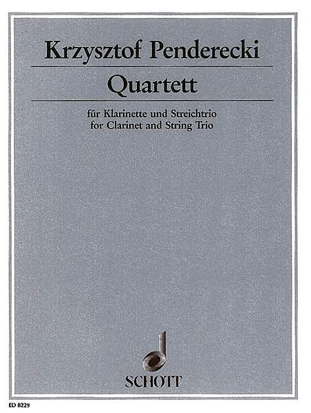 Krzysztof Penderecki : Quartet