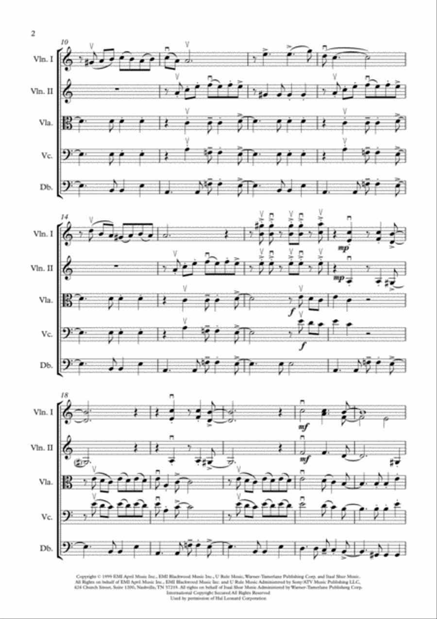 Smooth String Quintet scores gallery preview page 2
