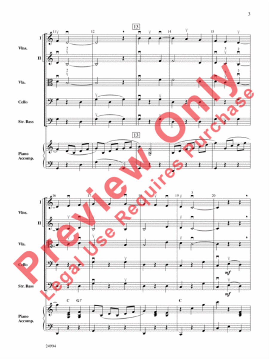 Cielito Lindo Cielito Lindo String Orchestra scores gallery preview page 4